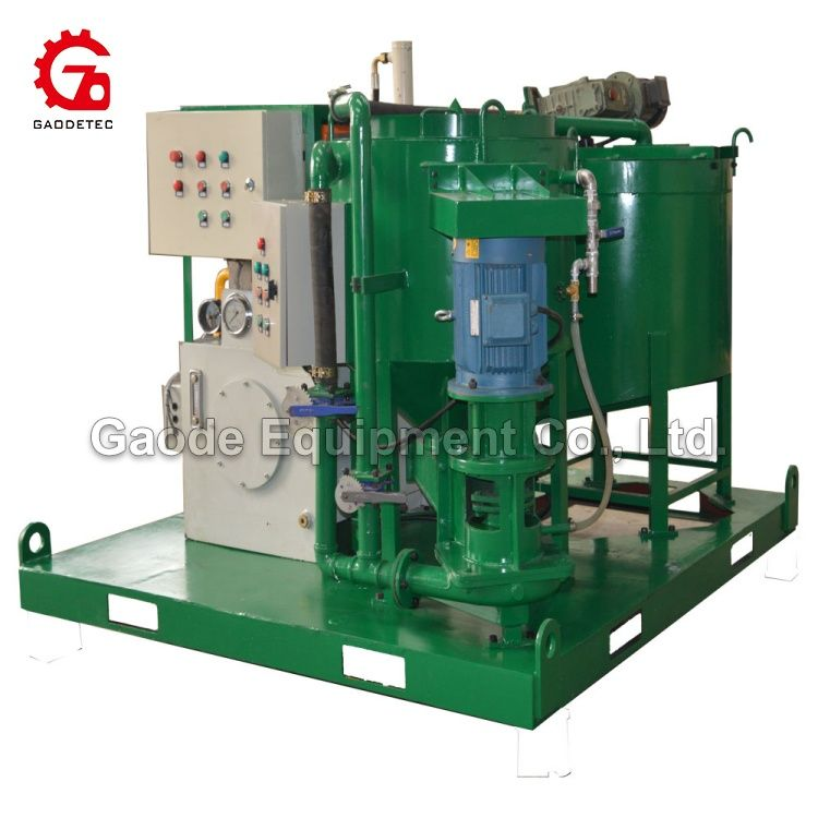 Gaodetec GGP300/350/85PL-E Electric Cement Grouting Mixing Station for Foundation Grouting Gaodetec GGP300/350/85PL-E Electric Cement Grouting Mixing Station for Foundation Grouting